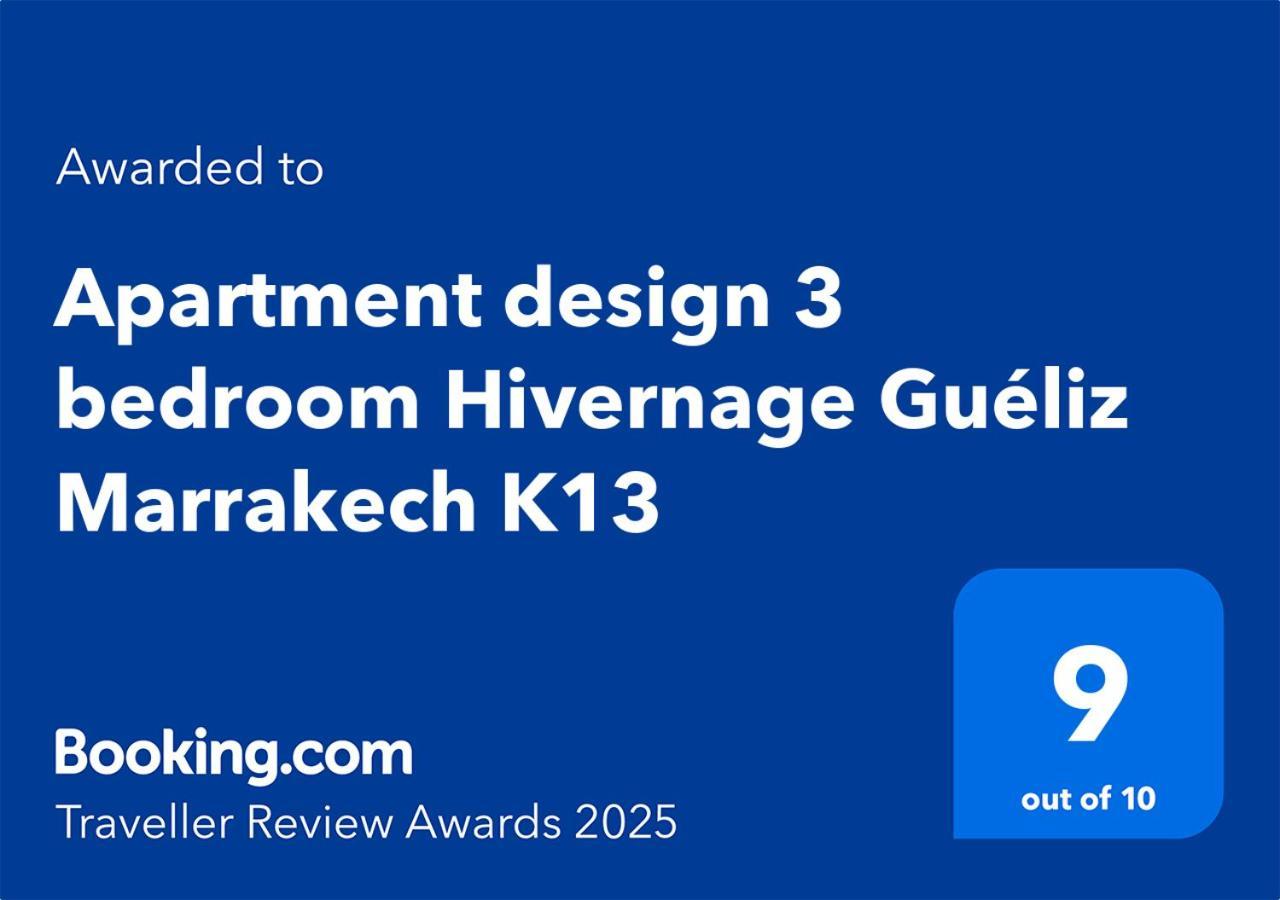 Apartment Design 3 Bedroom Hivernage Gueliz Marrakech K13 Марракеш Екстер'єр фото